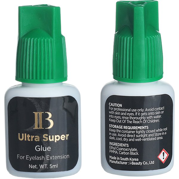 Colle pour extensions de cils I-Beauty à séchage rapide, colle ultra super puissante pour extensions de cils individuelles, adhésif en provenance de Corée