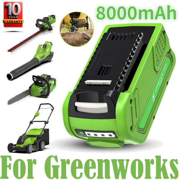 Für GreenWorks 29462 Ersatzakku 40V 8000mAh Akku für 29472 29282 G-MAX Rasenmäher Elektrowerkzeug-Akku