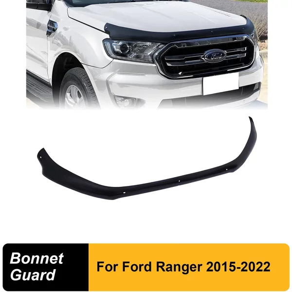 Front Bug Shield Hood Deflector Bonnet Guard Bonnet Protector für Ford Ranger 2015–2022 Wildtrak XLT XLS XL SPORT