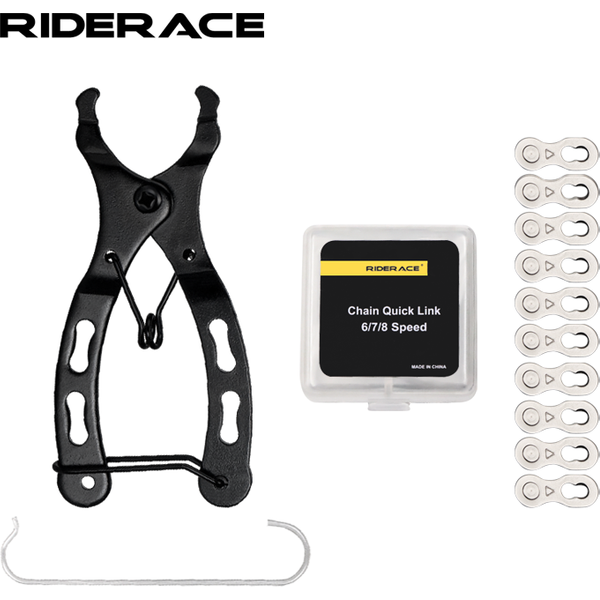 RIDERACE Bicycle Chain Repair Tool Bike Chain Link Connector Joints Magic Buttons For 6/7/8/9/10/11/12 Speed Quick Master Links