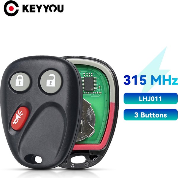 KEYYOU LHJ011 315 Mhz 3 Tasten Fernbedienung Smart Auto Schlüssel Für Hummer H2 Chevrolet Avalanche Cadillac Escalade 2003 2004 2005 2006