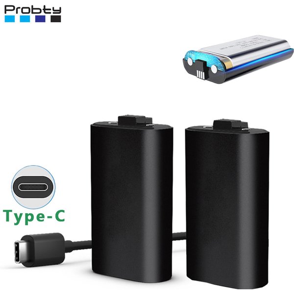 Akumulator 1400 mAh do Xbox Series X/S Xbox z kablem USB C do ładowania Akumulator do kontrolera Xbox One do Xbox One/S/X/Elite