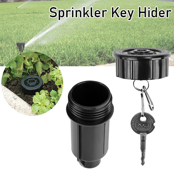 Verstecken Sie einen Schlüssel, Bargeld, versteckter Box, Sprinklerkopf, Geldtresor, für den Außenbereich, Garten, Hof, Versteck, Tresor, wasserdicht, korrosionsbeständig, schlagfest