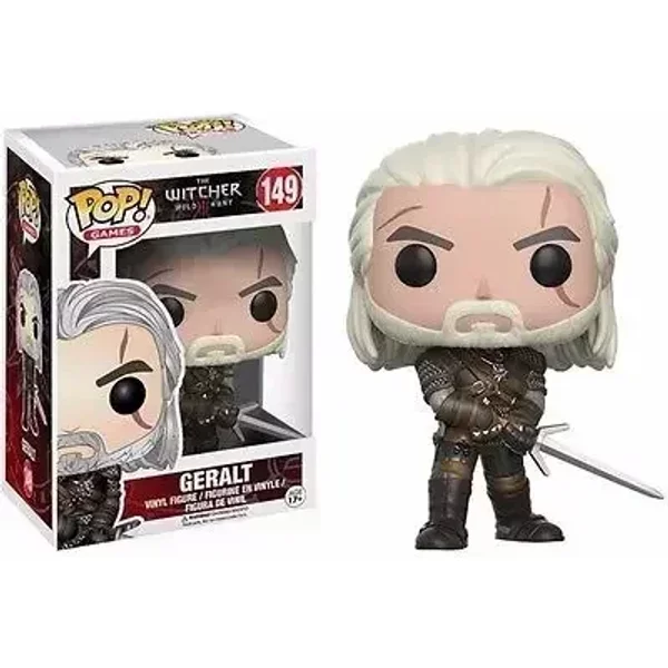 Funko Pop The Witchers GERALT 149# Vinyl Figure 10cm PVC Collection Doll Model Toys for Children Birthday Carvinal Gift Toy