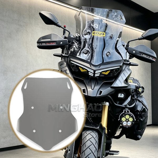 Pasuje do VOGE DS625X DS525X DSX 625 525 DSX - Modyfikacja szyby przedniej, podwyższona i poszerzona owiewka motocyklowa