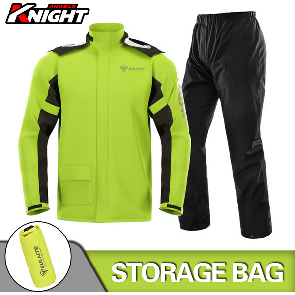 Motorcycle Raincoat Suit Rainstorm Prevention Jacket Pants Camping Hiking Fishing Raincoat Moto Raincoat Motorcyclist Rider Rain
