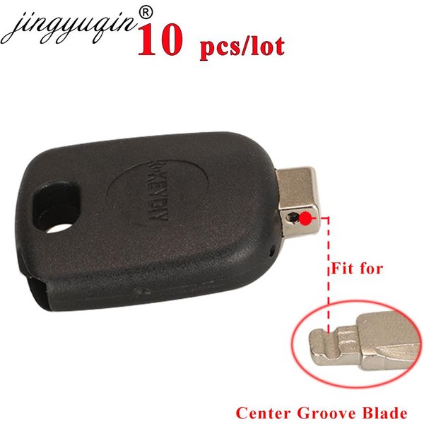 Jingyuqin 10 pièces KEYDIY transpondeur universel coque de clé de voiture KD/VVDI tête de lames avec support de puce boîtier de clé de voiture universel