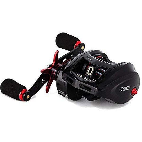 JOHNCOO moulinet de pêche MT200 moulinet de coulée d'appât grand jeu 13kg traînée Max moulinet de pêche jigging 11 + 1 BB 7.1:1 moulinet de Baitcasting