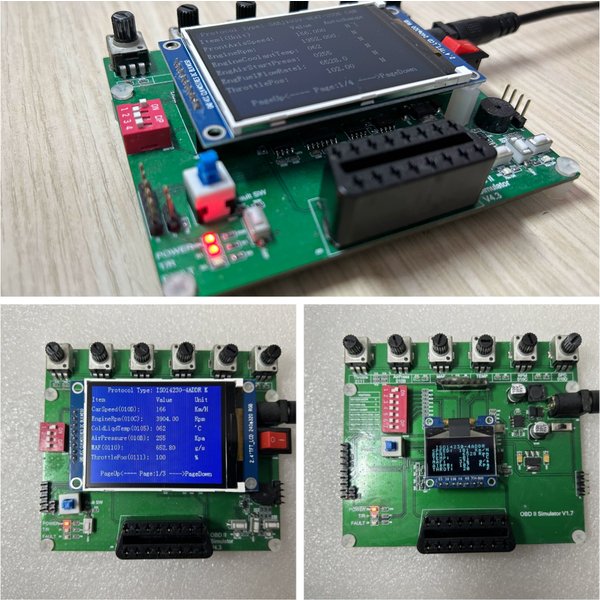 Émulateur OBD/ECU/J1939 pour véhicule / Développement de test ELM327 / Véhicule compatible avec tout
