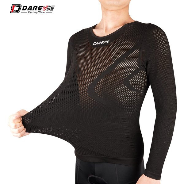 DAREVIE Cycling Base Laye Small Size Seamless Compression 2023 Full Sleeve Underwear Breathable MTB Road Bike Full Sleeve Vest