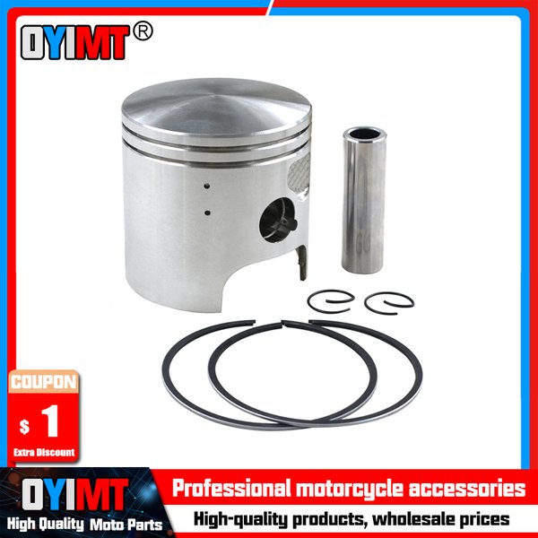 Pour KAWASAKI KDX200 KDX 200 1989 1990 1991 -2006 pièces d'assemblage de moteur 66mm 66.25mm 66.50mm 66.75mm 67mm segments de Piston de moto