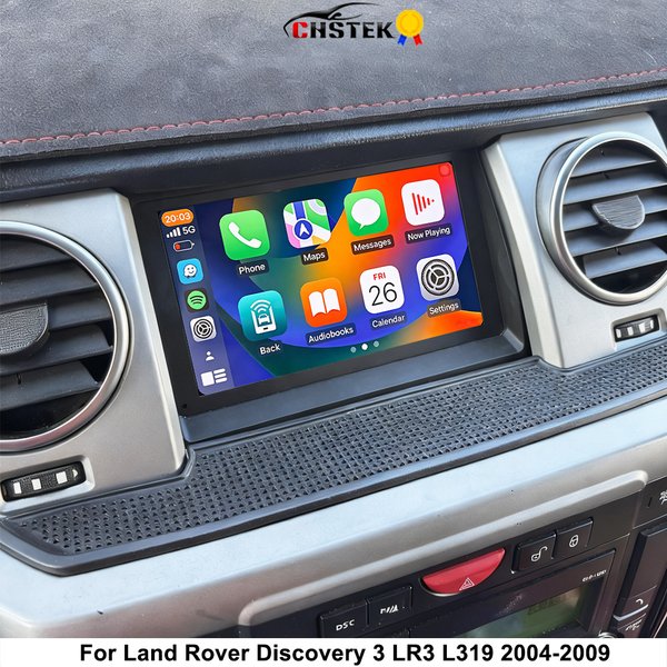 Lecteur multimédia CHSTEK Android 14 pour Land Rover LR3 Discovery 3 L319 2004-2009 Autoradio Stéréo de voiture Carplay GPS WIFI 4G BT