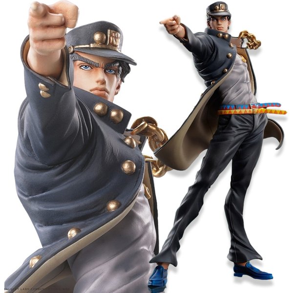 Anime Figur Kujo Jotaro Jolyne Cujoh Jojos bizarres Abenteuer PVC stehendes Modell Spielzeug Desktop-Sammlung Ornamente Geschenke 17cm