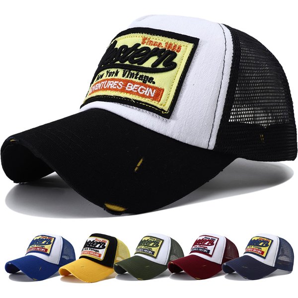 2023 neue Briefs tickerei Baseball mütze für Männer mit Mesh Snpabck Hut Chapeau Homme Sommer atmungsaktive Y2k Trucker Hüte für Frauen