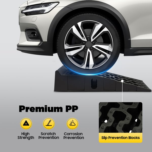 2Pcs Auto Wartung Rampe 92*32*32 cm Auto Reifen Hebe Pad Outdoor Rettungs Werkzeuge für Autos auto Reparatur Shop Reifen Rampe