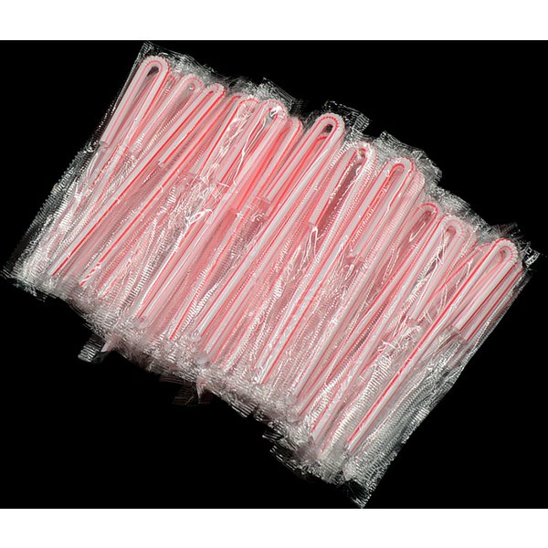 50-500 pièces Cusp caille chaîne paquet incurvé enveloppé boire 3.6*150mm PP pailles fines lait thé boissons petites pailles Smoothies fête