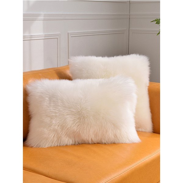Fur Pillowcase Cushion Cover Decorative Long Hair Pillow Plush Case New Luxury Series Style Faux Throw Cushion Decor