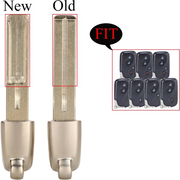 Jingyuqin Remote Smart Car Key Uncut Blank Blade For Lexus IS250 IS350 ES350 LX570 GS460 CT200h GX460 LS600h