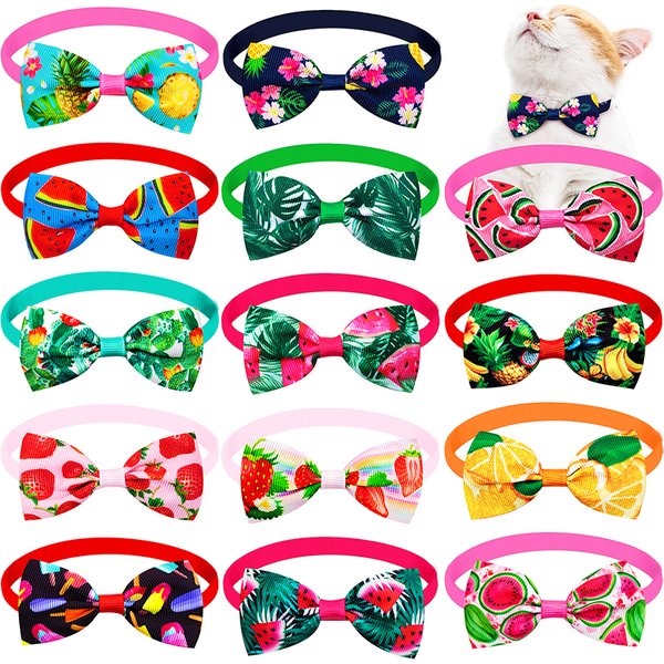 20PCS Sommer Hund Liefert Kleine Hund Fliege Hunde Haustiere Pflege Zubehör Hund Welpen Bowties Hund Zubehör Für Kleine Hunde