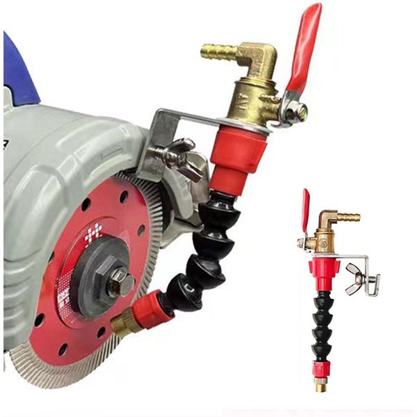 Système buse liquide de refroidissement brumisation anti-poussière dépoussiéreur pulvérisateur d'eau pour marbre brique carrelage Machine de découpe meuleuse d'angle