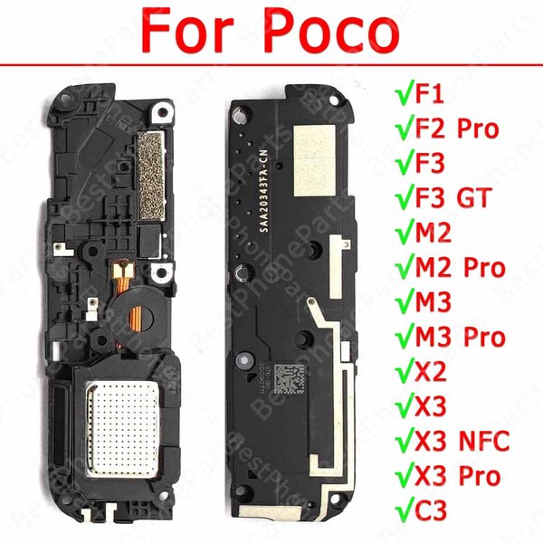 Pièces de haut-parleur pour Xiaomi Pocophone, écouteurs C3, F1, ustensiles de cuisine Pro, F3, ighM2, M3, Bery NDavid, sonnerie, sonnerie, technologie sonore