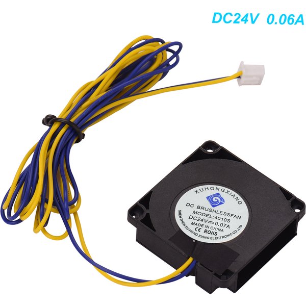 4010 Blower Fan 40 *40 *10mm 24V DC Extruder Hot End Cooling Fan Cooler Compatible with Creality Ender 3 Ender 3 Pro 3D Printer