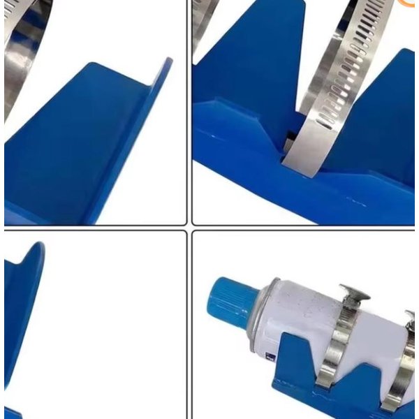Sprühfarben-Dosen-Schüttler für Säbelsäge mit verstellbarem Edelstahl-Klemmriemen, passend für 2-3 Zoll Sprühdosen