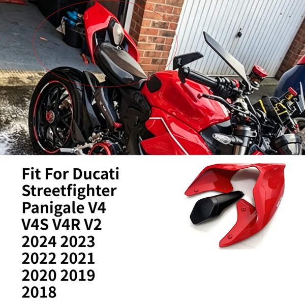 Carénage arrière monoplace avec selle intégrée pour Ducati Streetfighter Panigale V4 V4S V4R V2 2018-2024