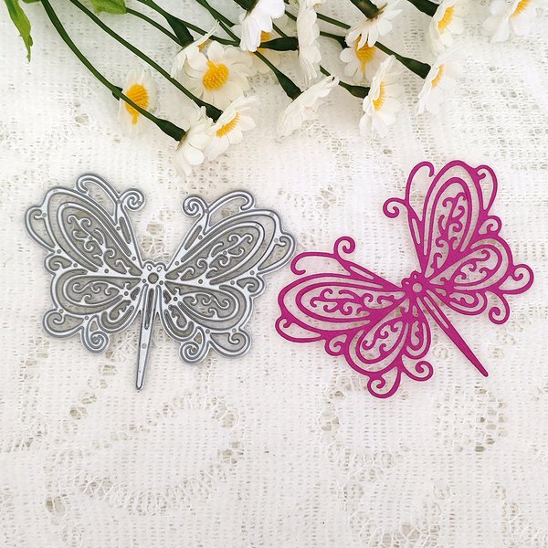 Matrices de découpe en métal, centres papillon, pochoirs pour Scrapbooking, gaufrage décoratif de cartes en papier pour bricolage