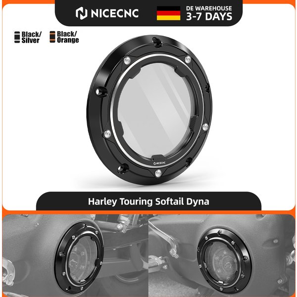 2006-2013 Für Harley Dyna Street Bob FXDB Derby Cover Kupplungsdeckel Low Rider FXDL 1999-2009 Fat Bob FXDF 2008-2013 Super Glide FXD 1999-2010 Wide Glide FXDWG Road Glide FLTRX Road King FLHR