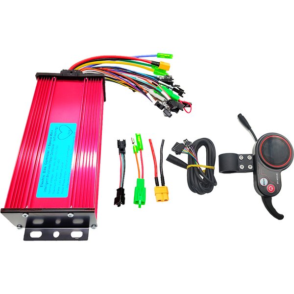 36V 48V 60V 1200W 1500W 2000W kontroler skutera elektrycznego z wyświetlaczem LCD kciuk przepustnicy Fit TF100 S866 TF200