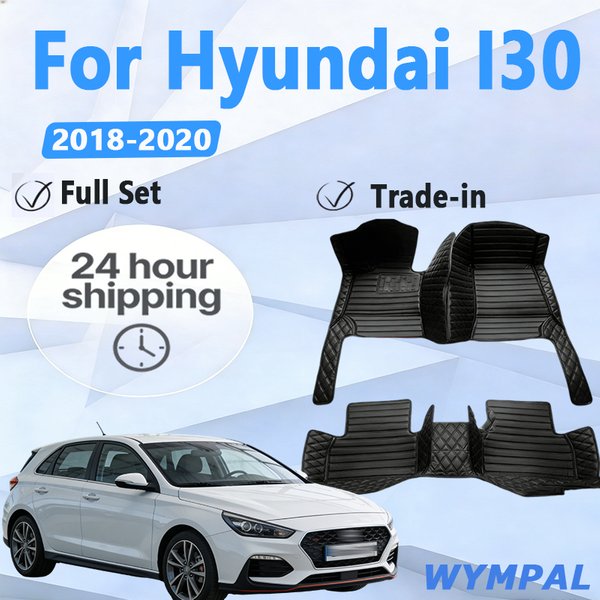 Tapis de sol de voiture de luxe pour Hyundai I30 Elantra GT PD 2018 ~ 2020 tapis durables tapis en cuir de luxe accessoires de voiture