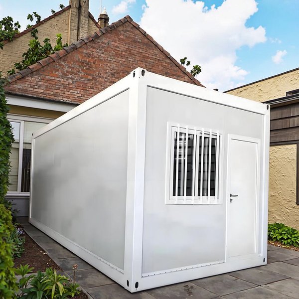 Conteneur de loisirs extérieur multifonctionnel en alliage d'aluminium à installation facile, maison préfabriquée pour usage domestique
