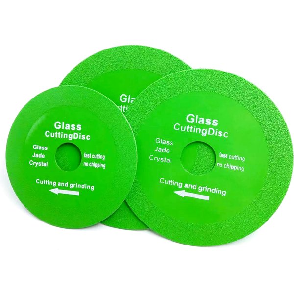 100/115/125mm Glass Cutting Blade Ceramic Tile Jade Crystal Wine Bottle Grinding Diamond Ultra-Thin Saw Blade Glass Cutting Blad