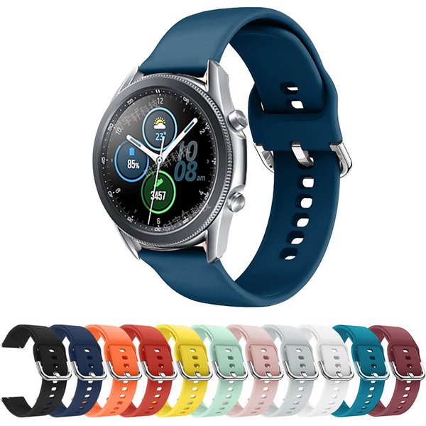 Silicone Strap 22mm 20mm For Samsung Galaxy 3 41mm 45mm/Watch 42mm 46mm Bracelet Sports Band For Gear S3 S2/Active 1 2 Correa