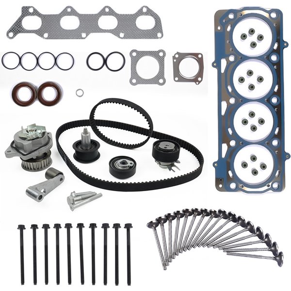 AP01 Zahnriemensatz & Zylinderkopfdichtung für VW 1.4 16V Golf Skoda Fabia Seat Ibiza 036121005SX, 036121008M, 036109244D, 036109243