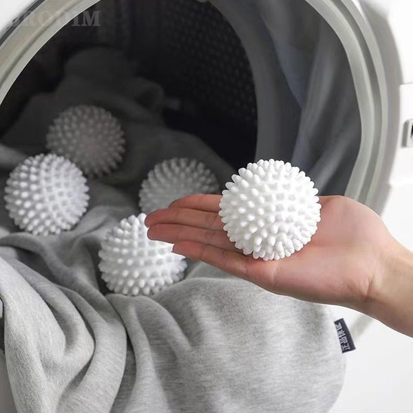 6,5 cm PVC Wiederverwendbarer Wäscheball, Weichspüler, Trocknerball für Badezimmer, Kleidungreinigung, Waschball, Zubehör