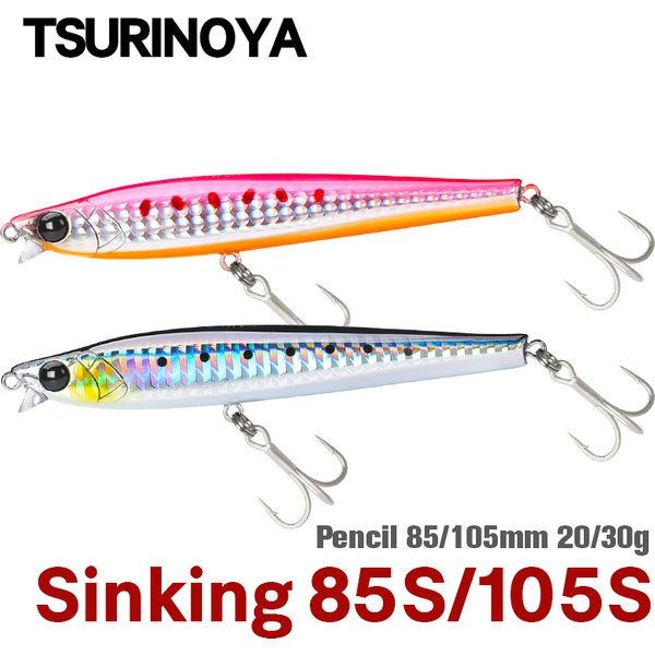 TSURINOYA Short Lip Sinking Pencil AIRAZOR 85S 105S Ultra Long Casting Angelköder 85mm 20g 105mm 30g Salzwasser Catlassfis Köder