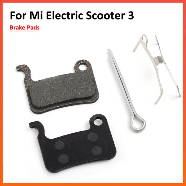 Plaquettes de frein pour Xiaomi Scooter 3, semi-métalliques ou rempli métalliques, 2 pièces, pièces de rechange pour disque de frein MI 3