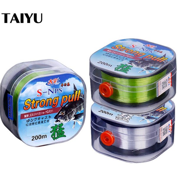 200M Super Starke Angelschnur Japan Langlebige Monofilament Nylon Angelschnur Meer/Süßwasser Hauptschnur Führer Angeldraht 2-33LB