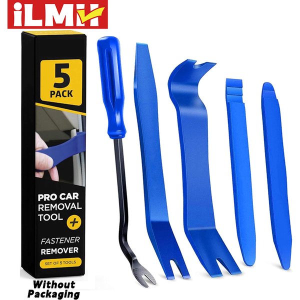 Kit d'outils de démontage automobile iLMH – Outils de réparation stéréo, DVD et tableau de bord – Outils de démontage de garnitures intérieures en plastique
