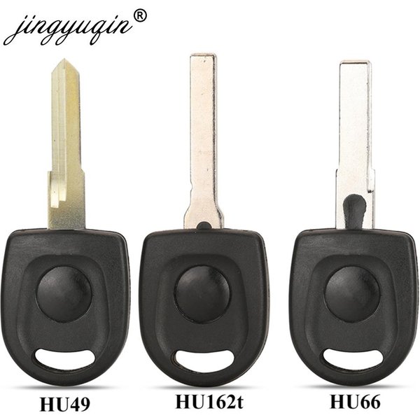Jingyuqin Fernbedienung Autoschlüssel Transponder ID48 Chip für VW Polo Bora B5 Passat Skoda Seat Caddy Lupo Sharan Transporter Schlüsselgehäuse