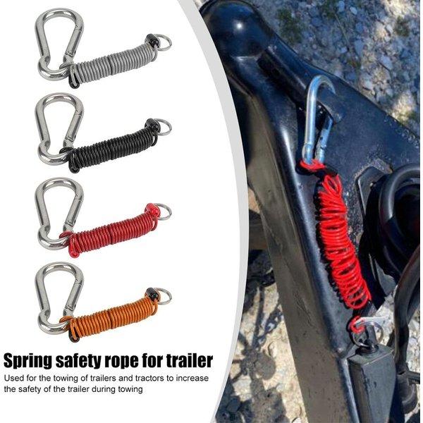Strong Camper Car Emergency Retractable Trailer Safety Cable RV Trailer Accessories Trailer Safety Rope