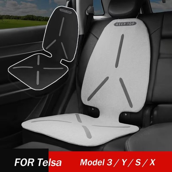 Auto Kindersitz Schutz Pad Anti-Rutsch-Pad pour Tesla Modell 3Y XS 600D EPE Étanche verdicken Automobil Sitzbezug