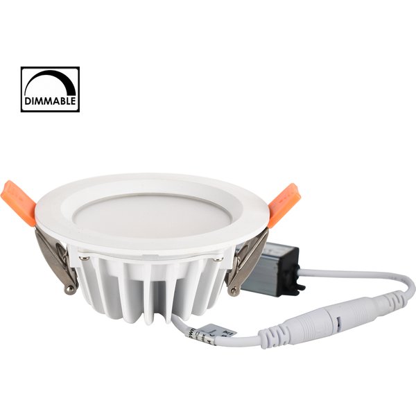 Spot encastré LED dimmable étanche IP65 en fonte d'aluminium 7W 9W 12W 15W pour salle de bain