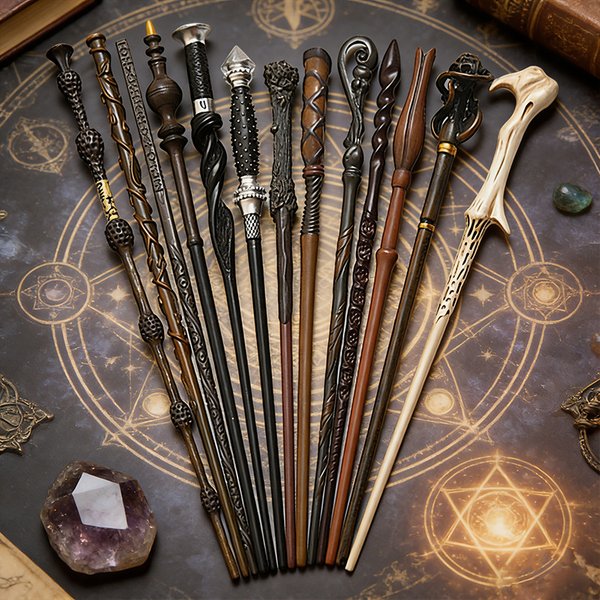 2026 Arten von Zauberstäben mit Metallkern: Malfoy, Voldemort, Hermine, Ron, Bellatrix, McGonagall, Magische Zauberstäbe aus Harry Potter