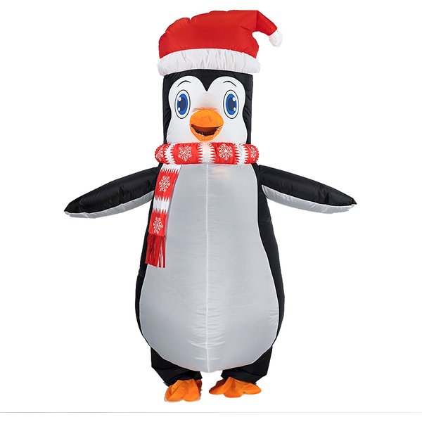 Adulte unisexe gonflable pingouin Costume Animal Cosplay créatif déguisement scène Performance noël Halloween carnaval fête