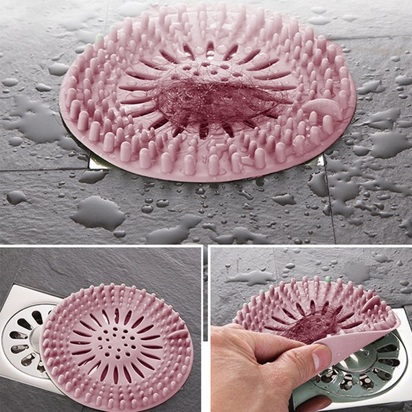 1PC Badezimmer Haar Waschbecken Kanalisation Filter Boden Ablauf Sieb Haar Stopper Dusche Ablauf Abdeckung Küche Waschbecken Anti-blocking