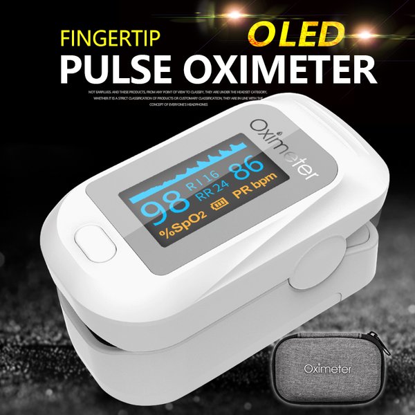 Oxymètre de pouls au doigt numérique professionnel portable, OLED, oxygène sanguin, fréquence cardiaque, outil de moniteur de diagnostic de santé