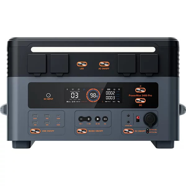 Oscal Powermax 2400Pro Przenośna Stacja Zasilania 2400W 2016Wh Panel Słoneczny Kemping Plenerowy Dom Awaryjny Mobilny Power Bank